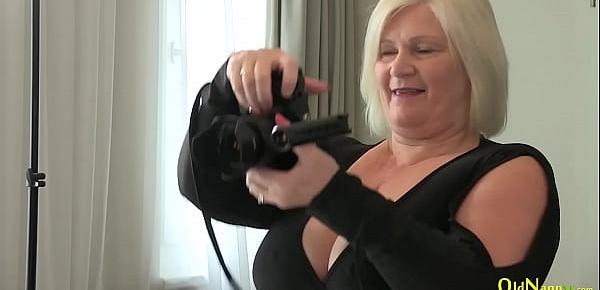 OLDNANNY Blonde Model Gabi Gold Got More Than Photos From Lacey Starr